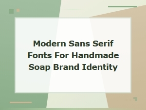 Crafting a Clean Brand Identity with Modern Sans-Serif Fonts